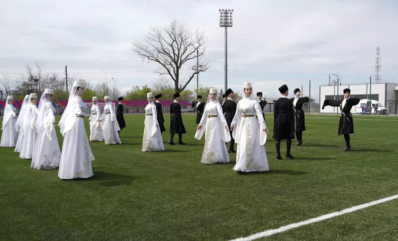 Изображение №5 для публикации «В Беслане Республики Северная Осетия после реконструкции открыли стадион Пищевик»