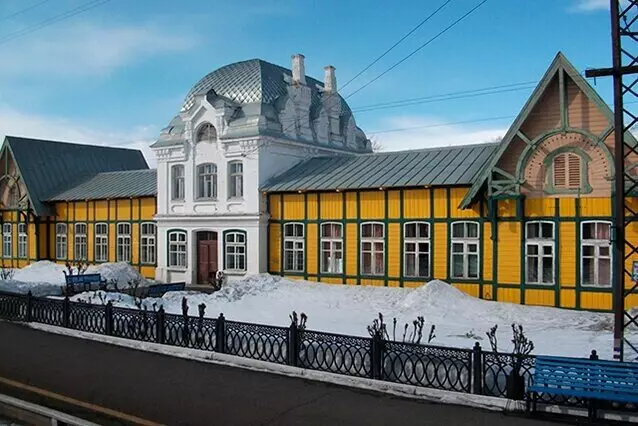 Железнодорожный вокзал в Верхотурье