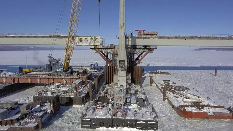 #2 для «мост: Завершена надвижка пролётного строения моста через Волгу на обходе Тольятти»