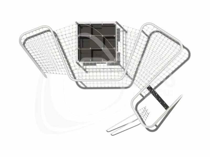 Иллюстрация №3 для новости «детские комплексы: Канатный городок Днепр заменяет лазание по деревьям»