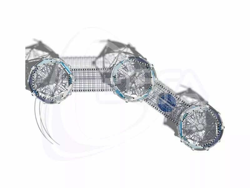 #3 для новости «детские комплексы: Канатный комплекс ДНК Парус является безопасной альтернативой лазанию по деревьям»