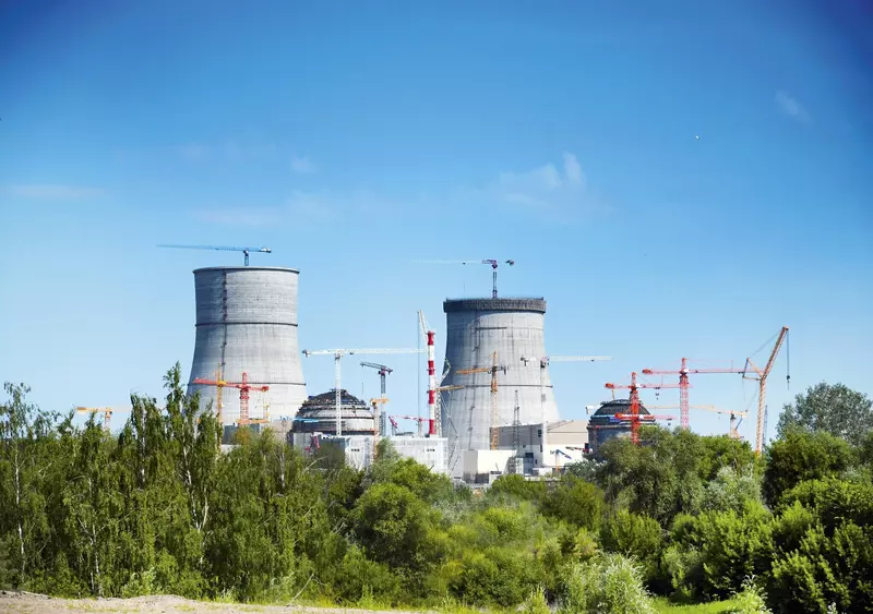 Картинка №2 для поста «энергетика: На Курской АЭС 2 завершены работы по бетонированию купола ВЗО второго энергоблока»