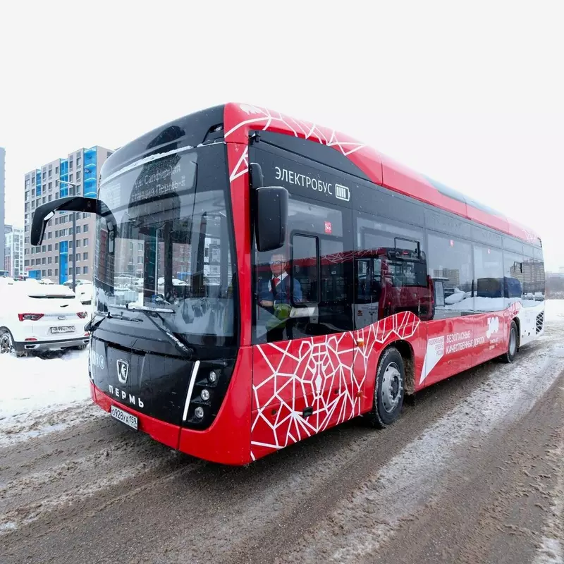 Иллюстрация 7 для публикации «КАМАЗ-6282: Запуск электробусного движения в Перми»