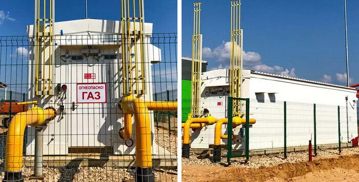 Блочный пункт подготовки газа