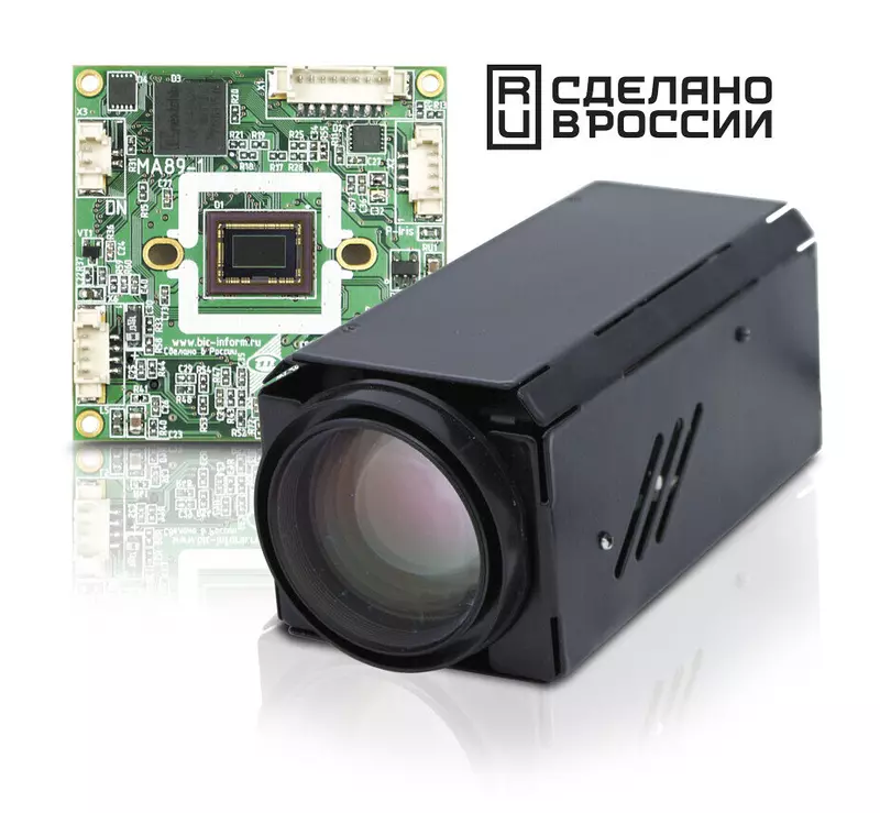 Модульные видеокамеры и видеокамеры с оптическим трансфокатором компании БИК Информ