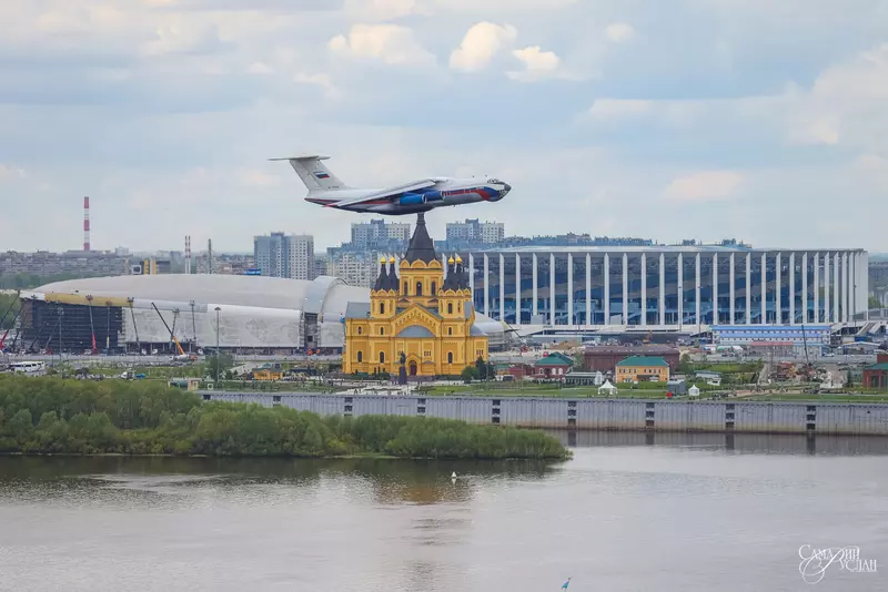 Ход строительства новой ледовой арены в Нижнем Новгороде