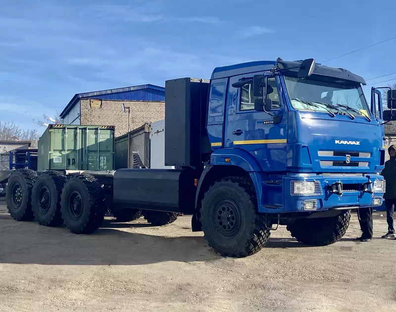 Специалисты ОАО РИАТ приступили к производству 4 х осных шасси на базе КАМАЗ 43118