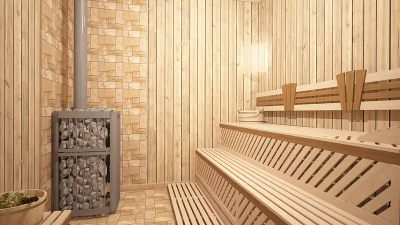 Картинка 1 для публикации «Производство: Термопанели БАКС в интерьере бани стильно и практично»