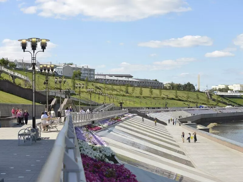 Набережная Туры в Тюмени