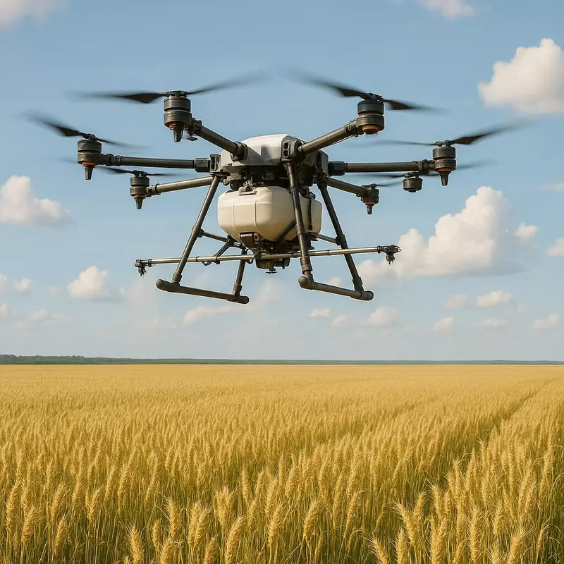 Ростех представил дрон для борьбы с потерями урожая и оптимизации расходов