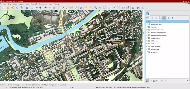 4 для новости «Astra Linux: В ГИС Панорама для усовершенствованы средства цифрового картографирования»