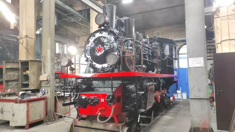 Иллюстрация №2 для статьи «спецтехника и логистика: Паровоз легенда 1936 года вернулся к жизни и снова вышел на рельсы в Челябинске»