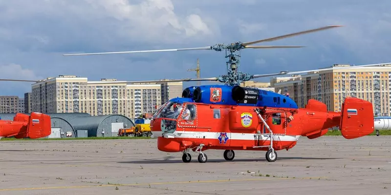 Московский авиационный центр МАЦ пополнился новым пожарным вертолетом Ка 32А11ВС