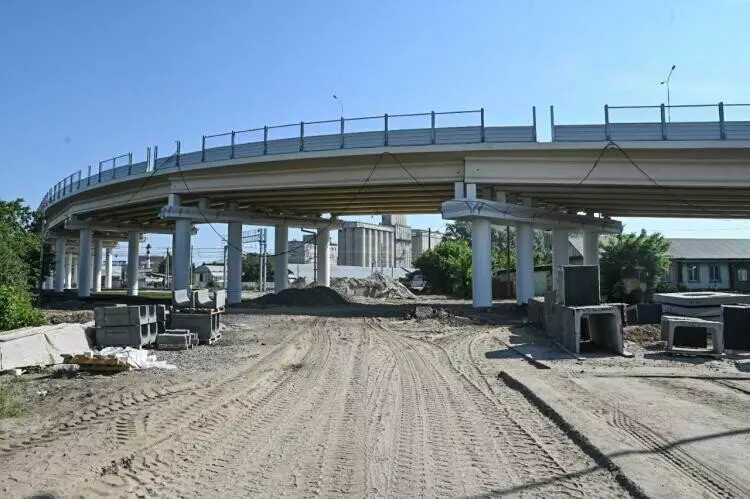 Картинка #3 для поста «Новый путепровод через Транссиб построили в Ялуторовске Тюменская обл»