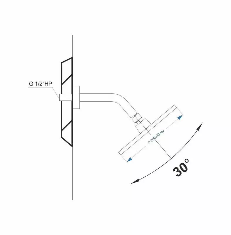 Чертеж леек диаметром 200 мм