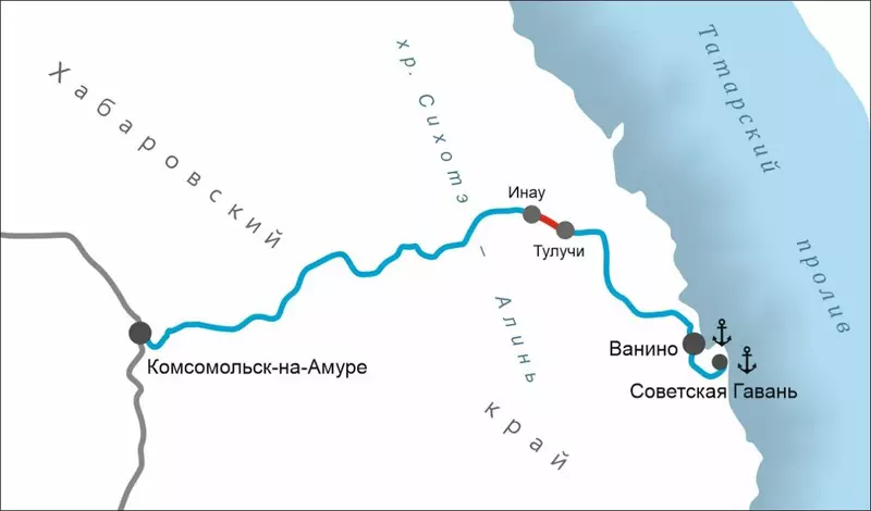 Открыто движение по второму пути на перегоне БАМа Инау Тулучи в Хабаровском крае