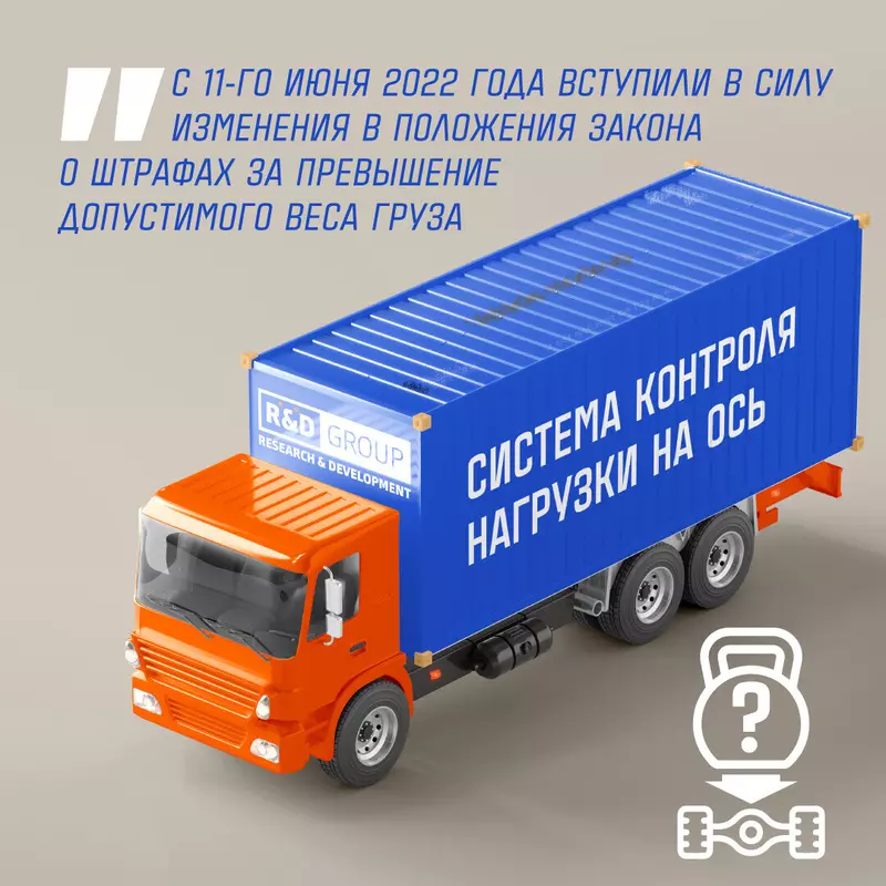 БСКВ Система контроля веса груза и нагрузки на ось