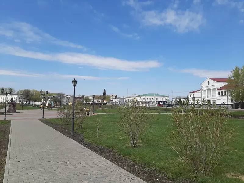 Сиреневый сквер (фото автора)
