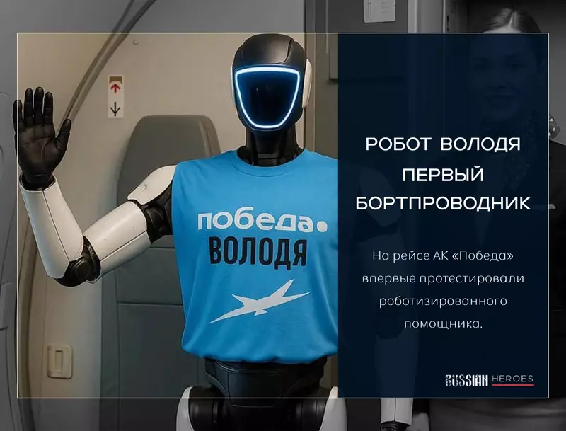 1 для статьи «Инновации: Робот бортпроводник Володя»