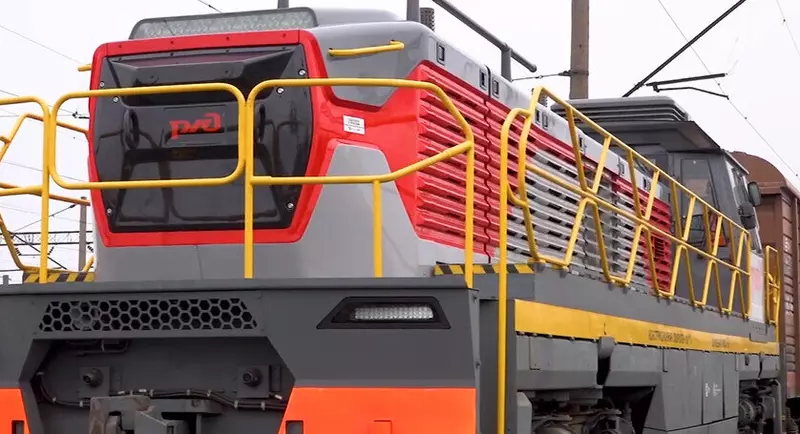 Маневровый локомотив ТЭМ23 0002 проходит подконтрольную эксплуатацию в депо Брянск