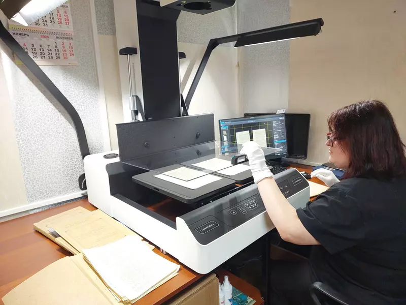 Картинка №1 для статьи «: В Курганской области оцифровывают документы времен ВОВ на ЭларСкан»