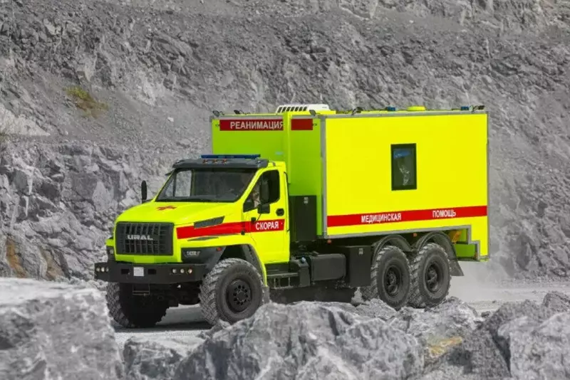 1 для поста «Транспорт: Скорая помощь реанимация на шасси Урал 4320»