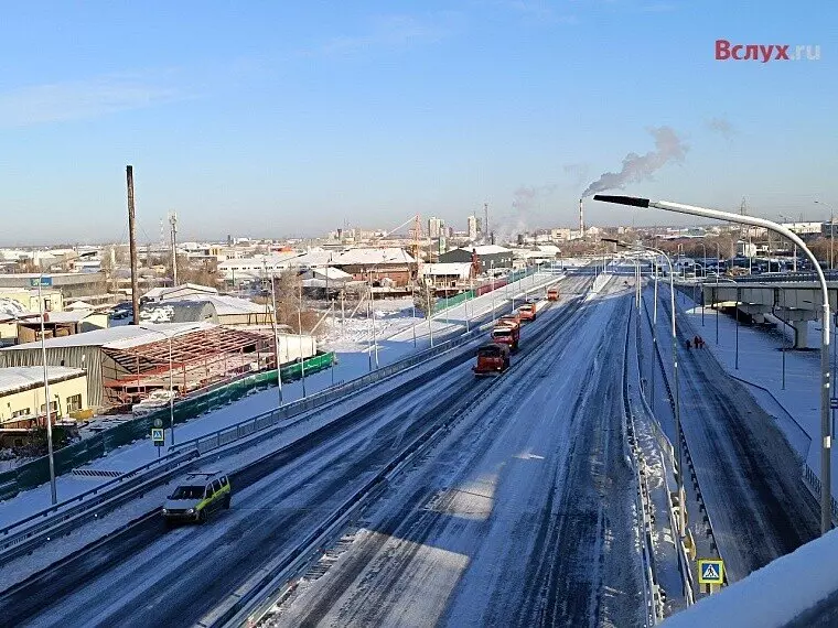 Иллюстрация #5 для «В Тюмени открыли движение по третьему уровню развязки на Мельникайте Дружбы»