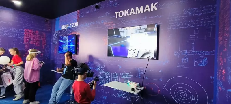 Иллюстрация #1 для публикации «Наука: Росатом показал виртуальную модель термоядерного реактора на фестивале Движение Первых»