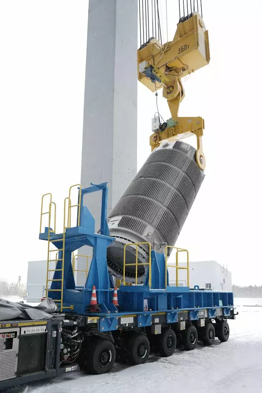 На ЛАЭС проведены испытания нового поколения контейнеров для отработанного ядерного топлива