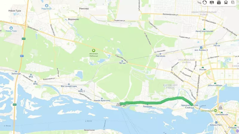 Изображение №2 для публикации «Татарстан: В Казани для движения транспорта полностью открыта первая очередь дублёра Горьковского шоссе»