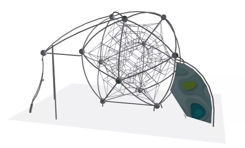 Канатный комплекс Феникс помогает детям стать ловкими и выносливыми