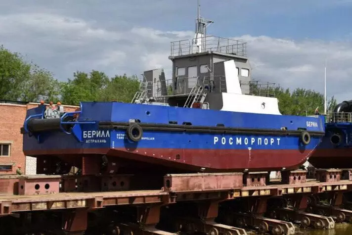 Головное судно обеспечения Берилл спустили на воду