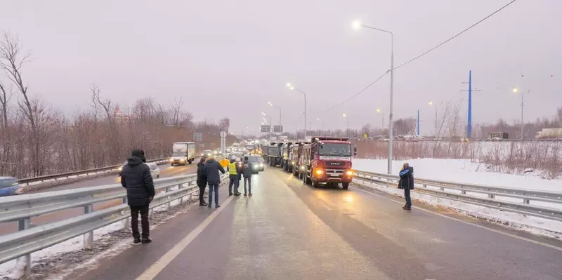 Картинка №3 для «В Московской области открыли новую разворотную эстакаду между Каширским шоссе и трассой А 105»