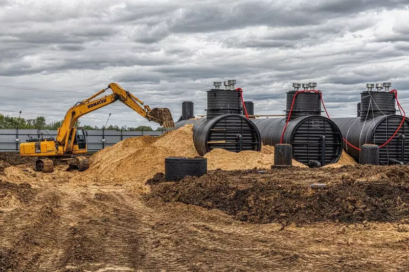 Изображение #1 для статьи «Фотофакты: На Елецком участке ОЭЗ Липецк продолжают развивать инфраструктуру»