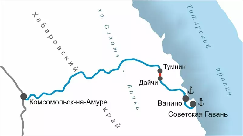 Открыто движение по второму пути на перегоне Тумнин Дайчи в Хабаровском крае