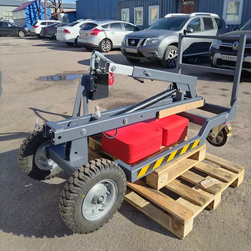 гидравлический кран с противовесом