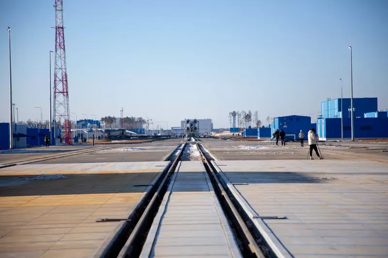 Иллюстрация #3 для публикации «космодром Восточный: Ангара А5 на стартовом комплексе»