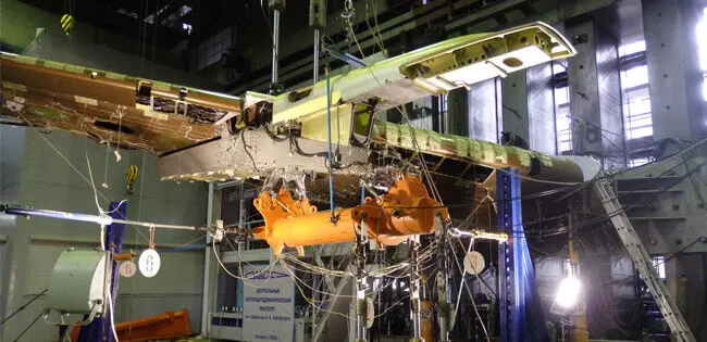 В ЦАГИ завершены испытания пилона двигателя ПД 14