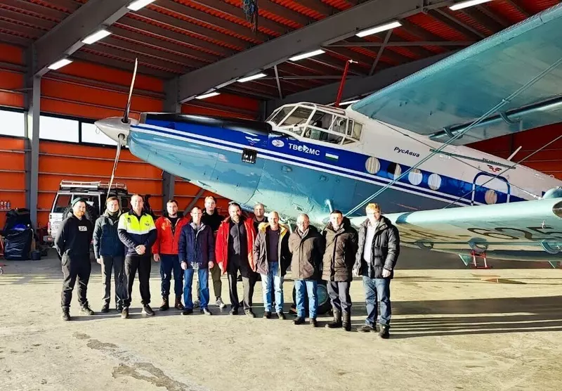 Коллектив производителя ТВС-2МС компании «РУСАВИАПРОМ», дистрибьютора «Пи Эм Ай Аэро» и представители авикомпании «Лайт Эйр» и Региональной лизинговой компании Республики Башкортостан
