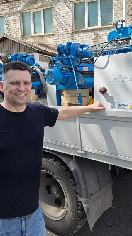 Изображение 1 для поста «Производство: Компания Аргум разработала автоматическую таль для крупнейшего текстильного комбината РФ»