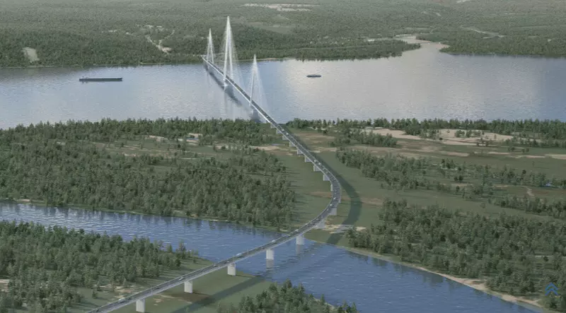 Картинка №2 для статьи «Якутия: В Якутии стартовало строительство Ленского моста»