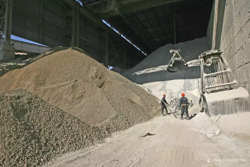 В России выросло производство цемента