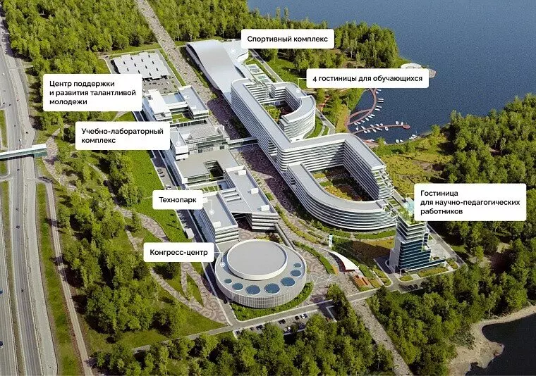 Картинка №4 для статьи «кампус: В Тюмени началось строительство межуниверситетского кампуса мирового уровня»