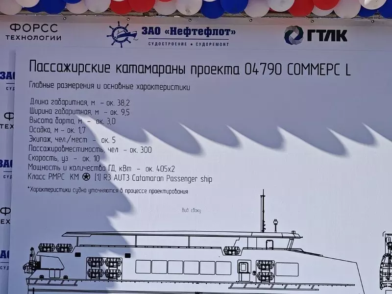 №2 для публикации «Самара: В Самаре заложили кили двух катамаранов проекта 04790»