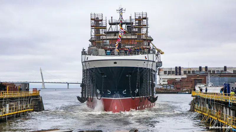 Иллюстрация 2 для «Санкт-Петербург: Адмиралтейские верфи ОСК спустили на воду шестой БМРТ проекта СТ 192 Механик Щербаков»