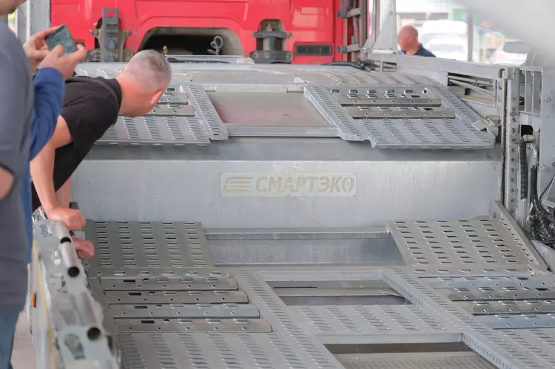 Изображение #5 для «нижний новгород: Нижегородский завод Смартэко запустил производство полуприцепа автовоза на 8 автомобилей»