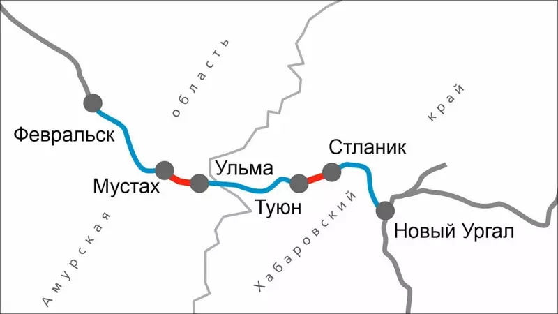 Открыли движение по вторым путям на двух перегонах БАМа на участке Февральск Новый Ургал