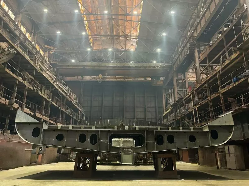 Иллюстрация #2 для поста «Нижегородская обл: На Окской судоверфи произведена закладка киля судна проекта Т40ОК»