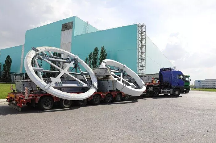 Атоммаш отгрузил опорное и упорное кольца для АЭС Куданкулам