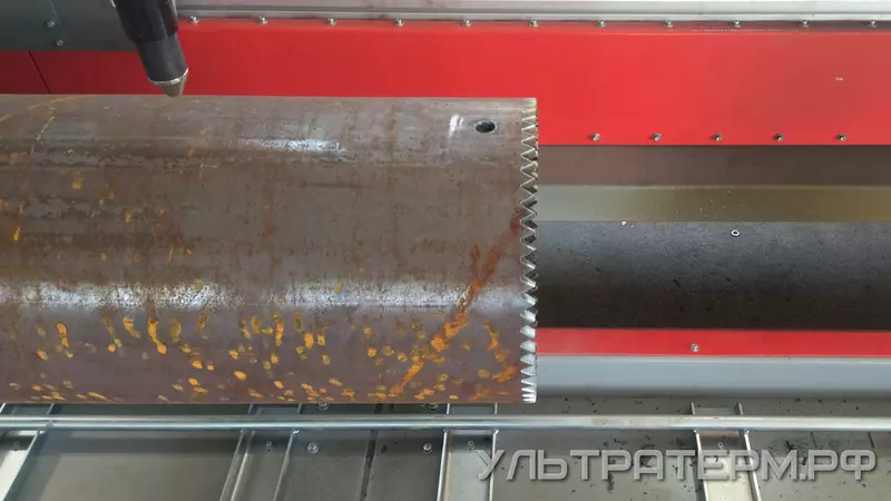 Плазменная резка трубы на станке ULTRATUBE